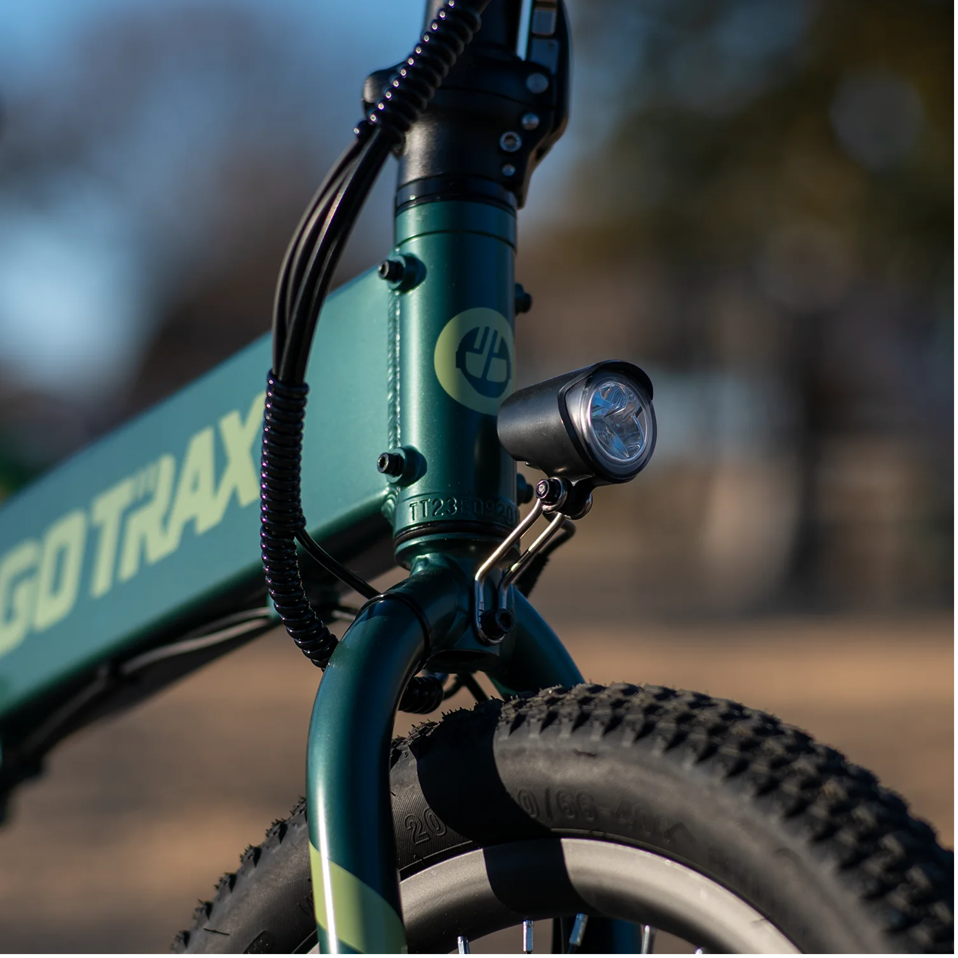 GoTrax F1 Foldable Electric Bike Version 2.0 | Green