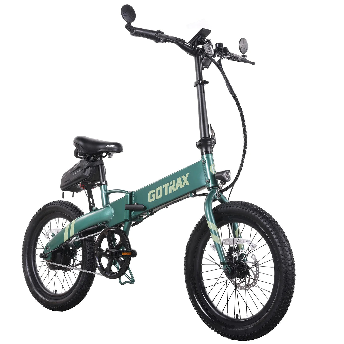 GoTrax F1 Foldable Electric Bike Version 2.0 | Green