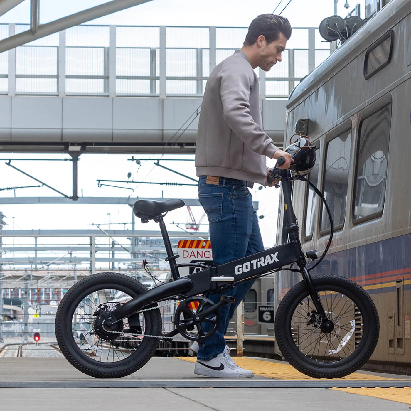 GoTrax F1 Foldable Electric Bike Version 2.0 | Green